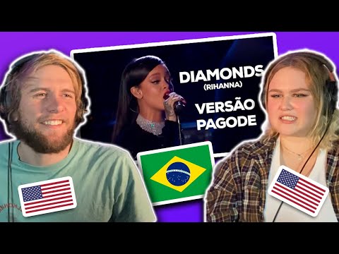 AMERICANOS REAGEM A DIAMONDS VERSÃO PAGODE (RIHANNA)