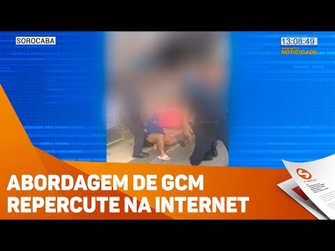 Abordagem de GCM de Sorocaba repercute na internet - TV SOROCABA/SBT