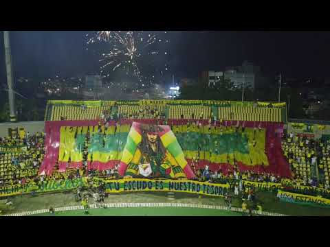 "TU ESCUDO ES NUESTRO TESORO-QUE DICHA GRANDE SER NACIDO EN CARTAGENA! REAL CARTAGENA VS QUINDIO 2023" Barra: Fortaleza Leoparda Sur • Club: Atlético Bucaramanga • País: Colombia