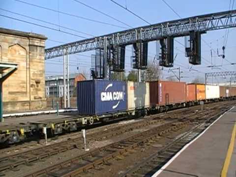 Freightliner 86622 and 86609 at Carlisle 20/4/09