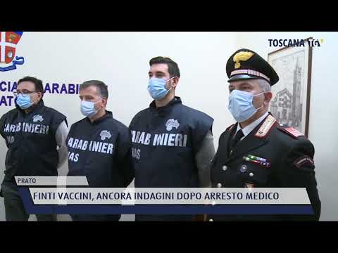 2022-01-03 PRATO - FINTI VACCINI, ANCORA INDAGINI DOPO ARRESTO MEDICO