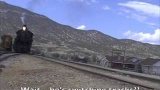 preview picture of video 'Nevada Northern RR #93 Oops 2010'