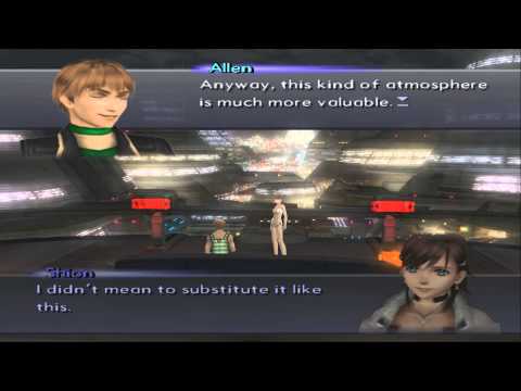 Xenosaga III HD Cutscene 065 - Night in the Park (Fifth Jerusalem Park) - JAPANESE - SWIMSUIT MODE