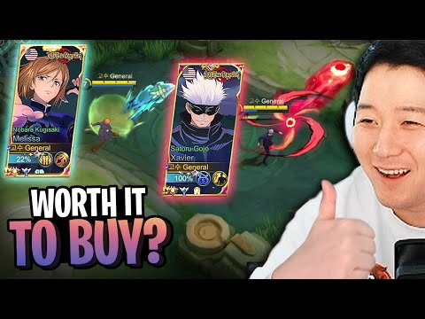 How much are Jujutsu Kaisen Melissa and Xavier skins? Quick review | Mobile Legends