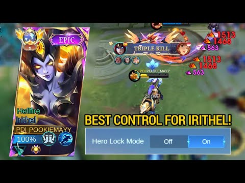IRITHEL BEST CONTROL SETTING!! BEST BUILD IRITHEL 2025 - TOP GLOBAL IRITHEL MLBB