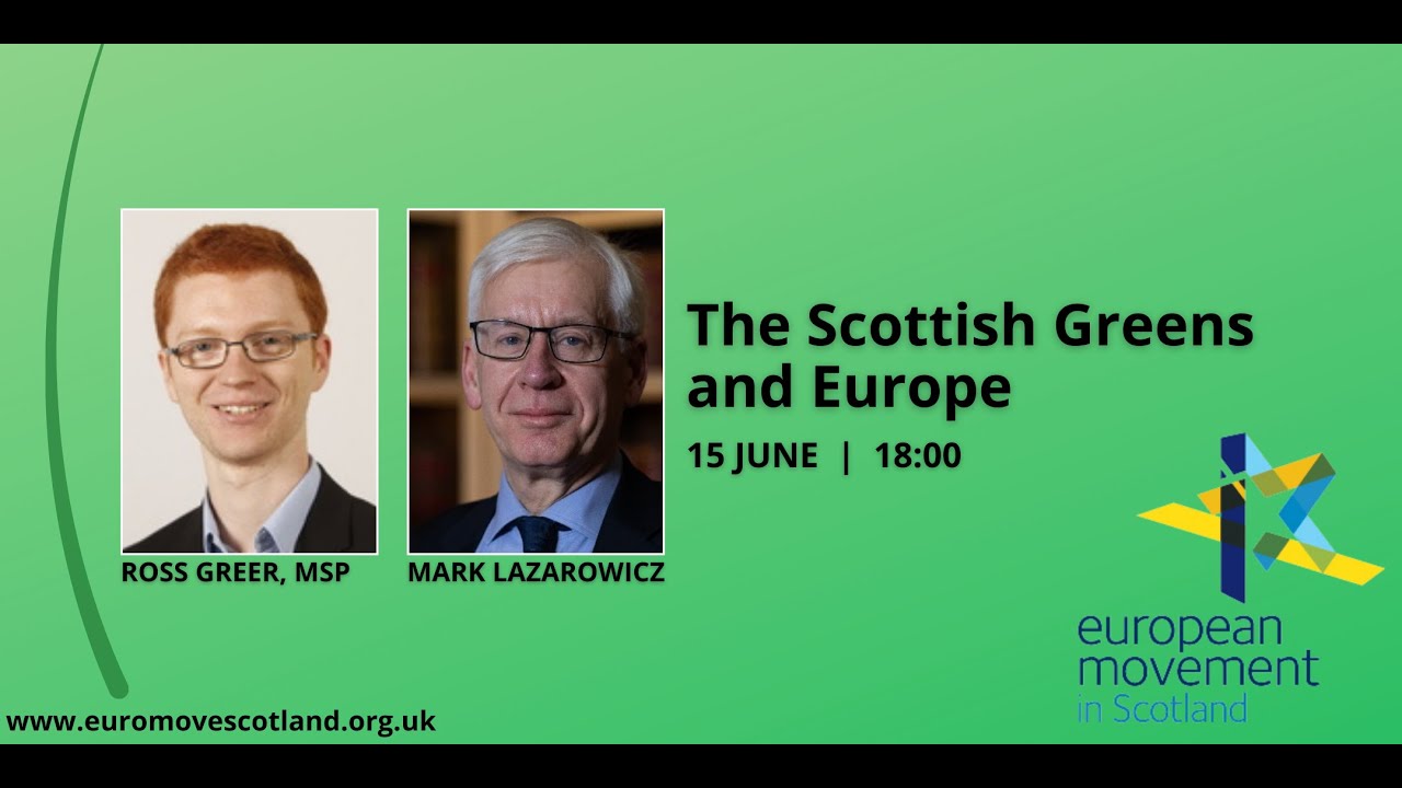 The Scottish Greens and Europe: Interview with Ross Greer