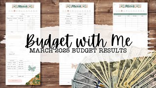 March 2025 Budget Close Out & Results💲💸 Digital Budgeting on the iPad with Goodnotes 6