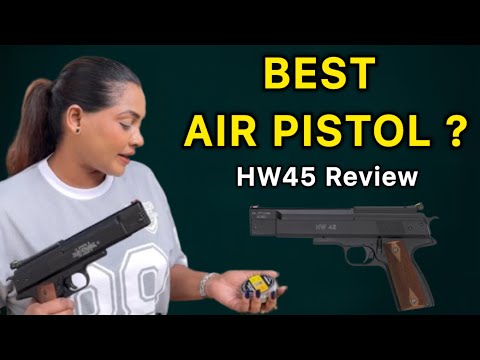 Weihrauch HW45 .177 Air Pistol | Full Sinhala Review + Shooting Test 🔥🔥 @ShootWithShiny 