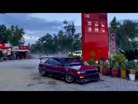 Toyota Corolla 🥵 Red ❤️ Full modified 🍂 and low 💯🔥