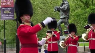 Massed Horns of the Household Division surprise Sarah Willis
