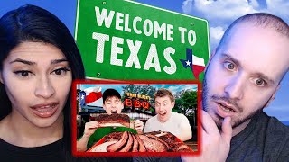 British Couple Reacts to Brits try real Texas BBQ for the first time!