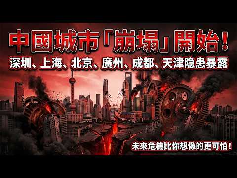 中國城市「崩塌」開始！深圳、上海、北京、廣州、成都、天津隐患全面暴露