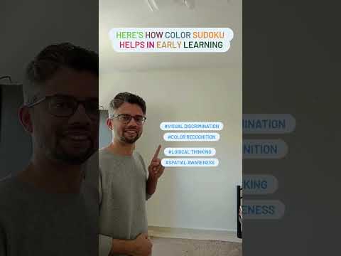 How Color Sudoku can help your child in early learning? #makinglearningfun