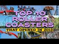 TOP 10 ROLLER COASTERS That Opened In 2012 US