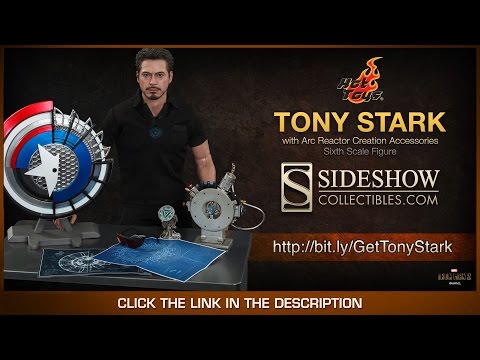 Hot Toys 1/6th scale Tony Stark with Arc Reactor Creation set video showcase