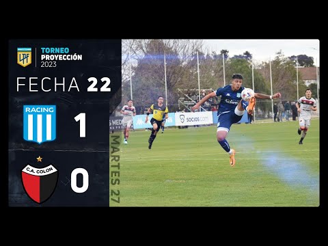#TorneoProyección 2023 | Fecha 22 | resumen de Racing y Colón