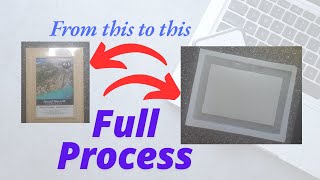 Silicone Mold | Making Of A Frame Mold From Start to Finish | Resin Art | Resin Pouring