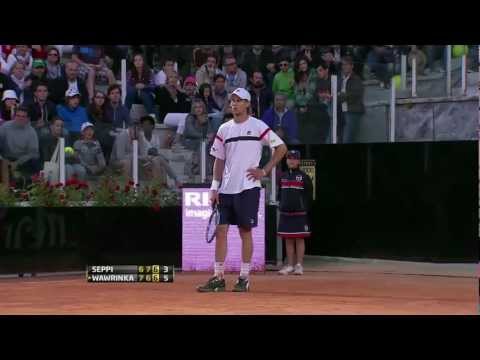 ATP ROMA 2012: SEPPI vs WAWRINKA - Final Tiebreak