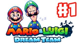 Mario & Luigi: Dream Team - Gameplay Walkthrough Part 1 - Pi'illo Island Intro (Nintendo 3DS)