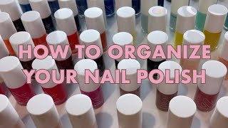 Olive & June How to Organize Your Nail Polish | Olive & June