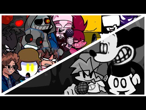 FNF Happy But Different Covers Are Used 🎙 (Everyone Sings Happy)