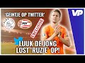 De Jong sust 'ruzietje' tussen Ajax en PSV: ''Dat blijft altijd mooi op Twitter''