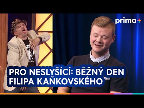 Partička: Pro neslyšící: Herec Filip Kaňkovský a jeho běžný den