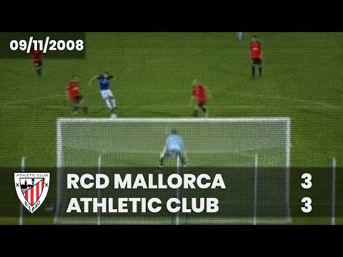 ⚽️ [Liga 08/09] J10 I RCD Mallorca 3 - Athletic Club 3 I LABURPENA