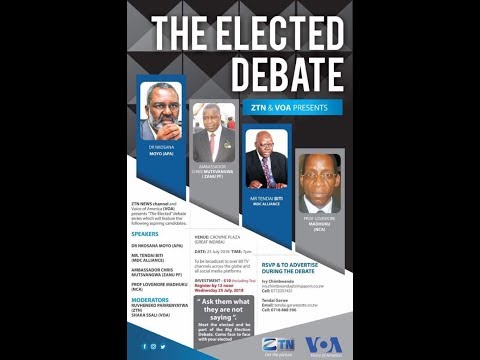 The Great Presidential Debate ft. Dr. Nkosana Moyo, Tendai Biti, Lovemore Madhuku & Chris Mutsvangwa