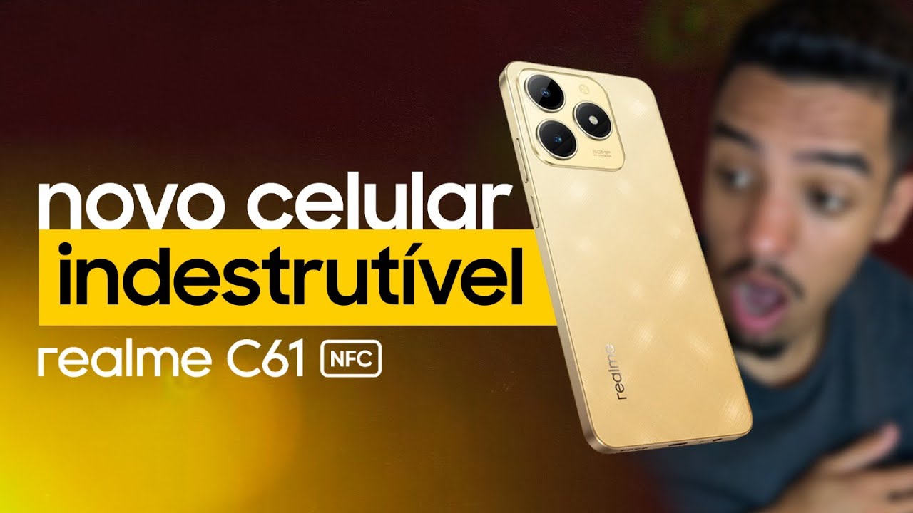 NOVO CELULAR INDESTRUTÍVEL? REALME C61