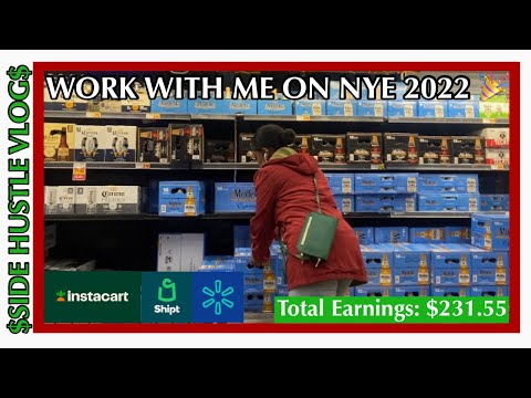 Work With Me On New Years Eve 2022 🎆🎉 - $Side Hustle Vlog$ - Jordan Kristina