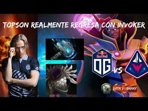 TOPSON INVOKER CON BLADE MAIL Y METEOR HAMMER - Og vs Winstrike