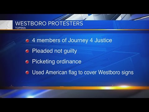 4 Westboro Baptist Church protesters plead not guilty