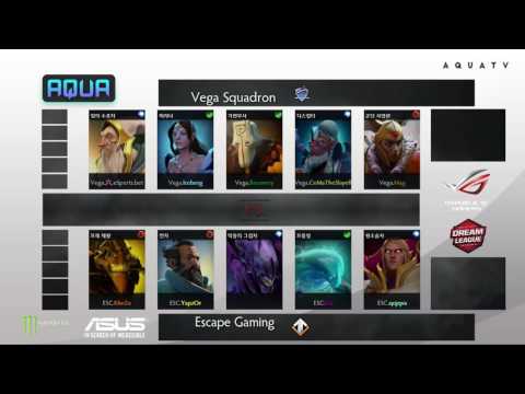 ASUS RoG Dream League Season 6 Vega Squadron vs Escape Gaming 1경기