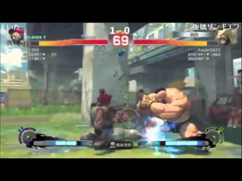 Shadowloo Showdown 2012 Japan Qualifier - Eita (Akuma) vs Itabashi Zangief (Zangief) Losers Bracket