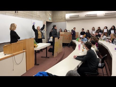 Protesters try to shut down Christina Hoff Sommers at Lewis & Clark Law School Video
