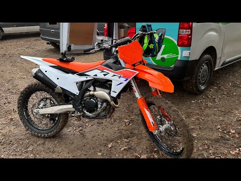 First ride on 2023 KTM 250 SXF at Ashdown MX Track
