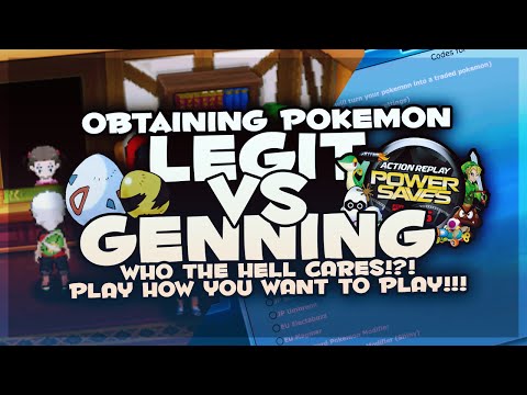 "OBTAINING LEGIT POKEMON VS GENNING/HACKING POKEMON!" Play how YOU Want to Play! (Powersaves) RANT
