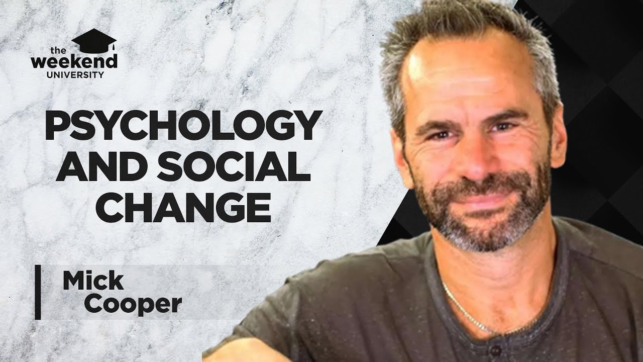 Using Psychology to Create a Better Society - Prof. Mick Cooper