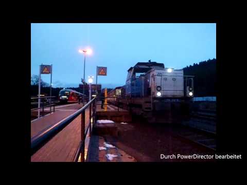 ČD-Diesel in Deutschland: Abfahrt von 714 212 in Johanngeorgenstadt am 13.12.2014