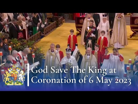 National Anthem at Westminster Abbey🎶👑 | The Coronation of TM The King and Queen Camilla
