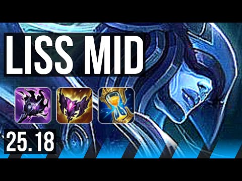 LISSANDRA vs ORIANNA (MID) | Legendary, 11/6/22, 36k DMG | KR Master | 25.18