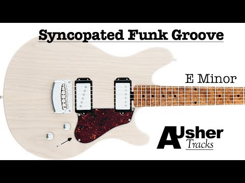 Syncopated Funk Grooves in E minor | Guitar Backing Track