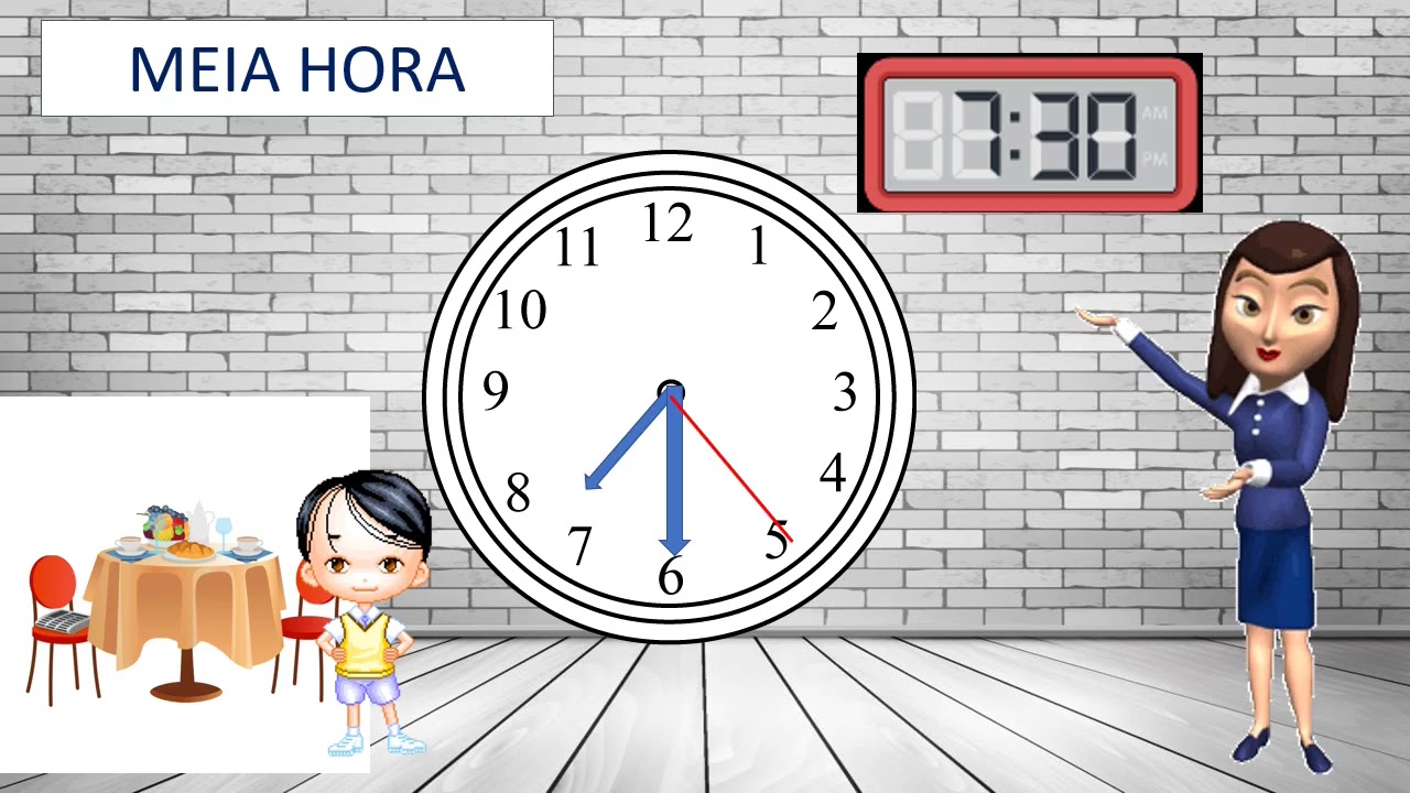 Lucas em Aprendendo as Horas