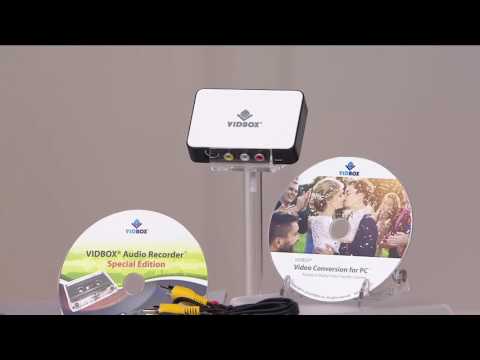 VIDBOX Converts Camcorder, VHS, Audio Tapes & LP into Digital Files on QVC