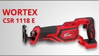 Cordless Reciprocating Saw WORTEX CSR 1118 E