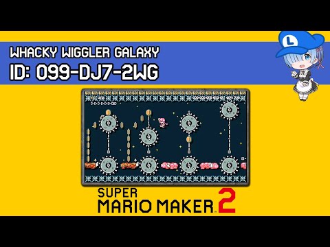 WHACKY WIGGLER GALAXY - Super Mario Maker 2 UNCLEARED SUPER EXPERT Level Showcase