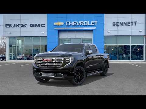 2026 GMC Sierra 1500 Crew Cab Short Box 4-Wheel Drive Denali in Black for sale at Bennett Chevrolet Cadillac Buick GMC Ltd. in Cambridge, ON
