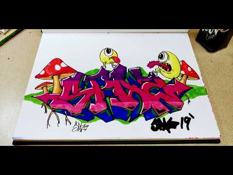 ArtPrimo Blackbook Graffiti Piece SPAZ