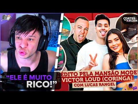 ARUAN REAGE: POD ENTRAR - Tour inédito pela mansão moderna de Victor Loud (Coringa) com Lucas Rangel